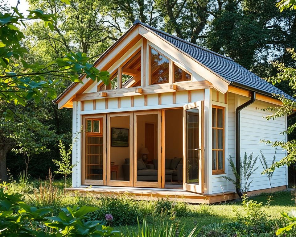 Gartenhaus Isolierung und Wetterschutz